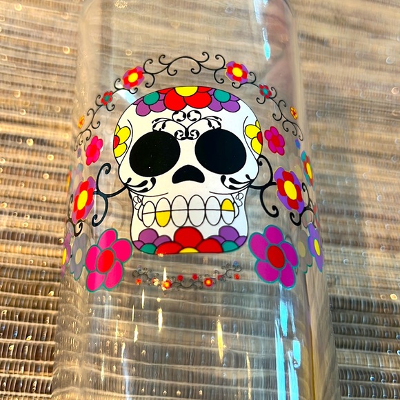 💀Sugar Skulls Hiball Glasses, Set of 4. - Picture 4 of 10